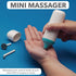 Rolyan Mini Massager, Compact Battery Operated Medical Massager for Scar Tissue, Includes 3 Massage Heads, Small Massaging Device for Surgery Scars, Hands, Feet, & Small Areas, Relaxing Pulse Massager