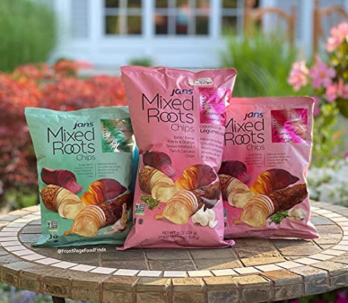 Mixed Roots Chips - All Natural Vegetable Chips (Rosemary Garlic, 2.8 oz)