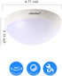 eSenlite Ceiling Wall Surface Mount Radar Motion Activated LED Light Fixture, up to 900lm Dusk to Dawn Capable for Residential Commercial and Industrial Lighting Applications