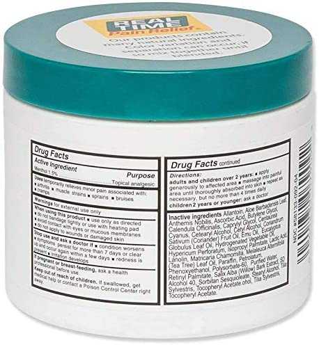 Real Time Pain Relief Foot Cream, 4.4 Ounce Jar
