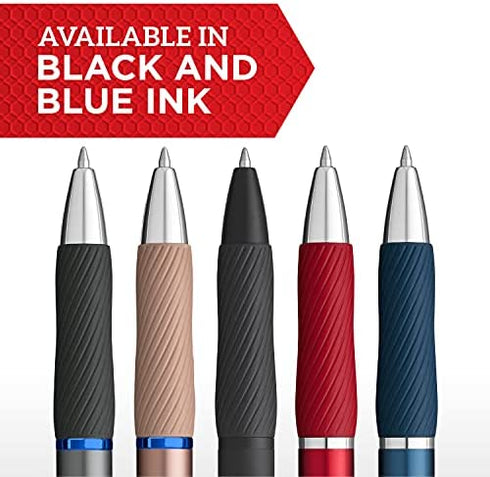 SHARPIE S-Gel, Gel Pens, Sleek Metal Barrel, Champagne, Medium Point (0.7mm), Black Ink, 4 Count