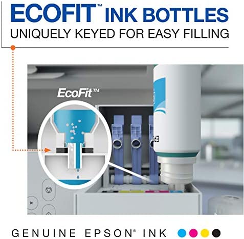 EPSON T522 EcoTank Ink Ultra-high Capacity Bottle Black (T522120-S) for select Epson EcoTank Printers