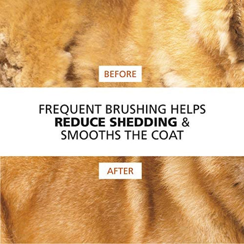 WAHL Premium Large Pet Slicker Brush with Ergronomic Rubber Grips for Comfortable Brushing of Dogs and Cats - Model 858407