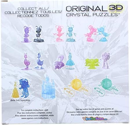 Bepuzzled Sven The Reindeer Frozen Deluxe Original 3D Deluxe Licensed Crystal Puzzle - Fun Yet challenging Brain Teaser That Will Test Your Skills and Imagination, for Ages 12+