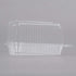 50 Cake Slice Containers with Lids | Hinged Medium Disposable Plastic Cake Containers | Clear Cheesecake Container, Individual Cake Pie Slice Boxes for Flan Dessert Pastry Cookie Snack Fruit Packaging