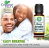 Easy Breathe Essential Oil Blend with Peppermint, Eucalyptus, Clary Sage, Rosemary, Cedar, Aromatherapy by Creation Pharm