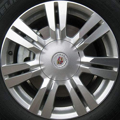 CARCC CD001 Wheel Center Hub Caps, 18 inch Center Cap Wheel Rim Cover Hub Cap for Cadillac SRX 2010-2016 (Silver)