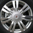 CARCC CD001 Wheel Center Hub Caps, 18 inch Center Cap Wheel Rim Cover Hub Cap for Cadillac SRX 2010-2016 (Silver)