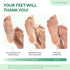 Foot Peel Mask with Strawberry 2 Pack Peeling Foot Mask Dermatologically Tested - Repairs Heels, Removes Dead Skin for Soft Baby Feet - Exfoliating Mask for Dry Cracked Feet