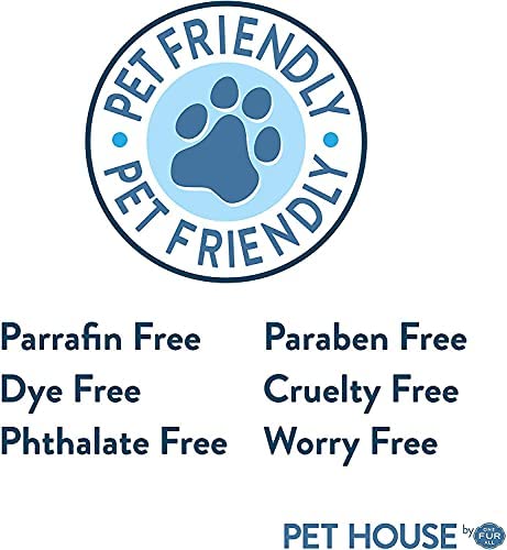 One Fur All 100% Natural Soy Wax Melts in 20+ Fragrances, Pack of 2 by Pet House - Long Lasting Pet Odor Eliminating Wax Melts, Non-Toxic Pet Wax Melts, Made in USA (Evergreen Forest)