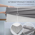 LIANLAM Full Bed Sheets Set - Super Soft Brushed Microfiber 1800 Thread Count - Breathable Luxury Egyptian Sheets 16-Inch Deep Pocket - Wrinkle and Hypoallergenic-4 Piece(Full, Grey)