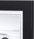 Malden Double Horizontal 4x6 Picture Frame - Wide Real Wood Molding, Real Glass - Black
