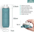 SPECIAL MADE Collapsible Water Bottles Leakproof Valve Reuseable BPA Free Silicone Foldable Travel Water Bottle for Gym Camping Hiking Travel Sports Lightweight Durable 20oz Dark Green