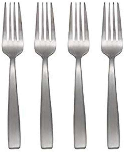 Oneida Everdine Everyday Flatware Dinner Forks, Set of 4, 18/0 Stainless Steel, Silverware Set