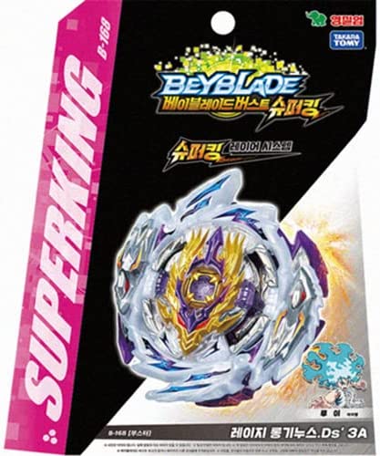 BelleJiu Battling Tops Burst B-168 Booster Rage Longinus.Ds' 3A Superking Layer System Spinning Top
