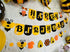 Honey Bumble Bee Party Decorations Honey Bee Banner Cake Cupcake Topper Garland Balloons Wrappers for Bee Theme Birthday Party Baby Shower Supplies