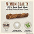 Cadet Gourmet Triple Chews Pork Hide Twists Chicken & Sweet Potato 6 Count