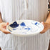 Mino Ware Japanese Pasta Bowl, Rice Soup Sarada Curry Rice, NEKOCHIGURA Cat Design, 7.9 inch, Tora