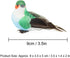 Artificial Bird Ornaments 12Pcs Cute Artificial Feather Bird Colorful Simulation Foam Bird for Crafts, Christmas Tree and Seasonal Displays and Wreaths