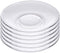 Sizikato 6pcs Clear Glass Snack Plate, Restaurant Dessert Plate, Tea Table Decoration Tea Bag Holder. 4 Inch