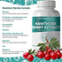 Hawthorn Berry Extract Hibiscus Olive Leaf Blend 450mg per serving, Heart Health High Blood Pressure Support Supplement Powerful Antioxidant,120 Veg Caps 4 Month Supply, Hawthorne Berry Capsules Vegan