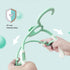 30 Pack Kids Hangers,Childrens Durable Plastic Infant Hangers for Kids Clothes,Non-Slip Baby Clothes Hangers,Extensible Toddler Hangers for Laundry and Closet (Green)