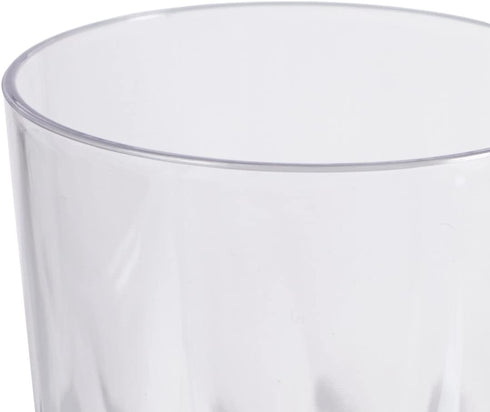 Palmetto 20-ounce Clear Plastic Tumblers | set of 16