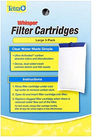 Tetra Whisper Large Aquarium Filter Cartridge 3pk