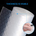 amorus 3 Rolls Shelf Liners Fridge Liner Cabinet Liner, Non-Adhesive Drawer Liner Cupboard Pad for Kitchen Home, 17.7 x 59 inches - Clear