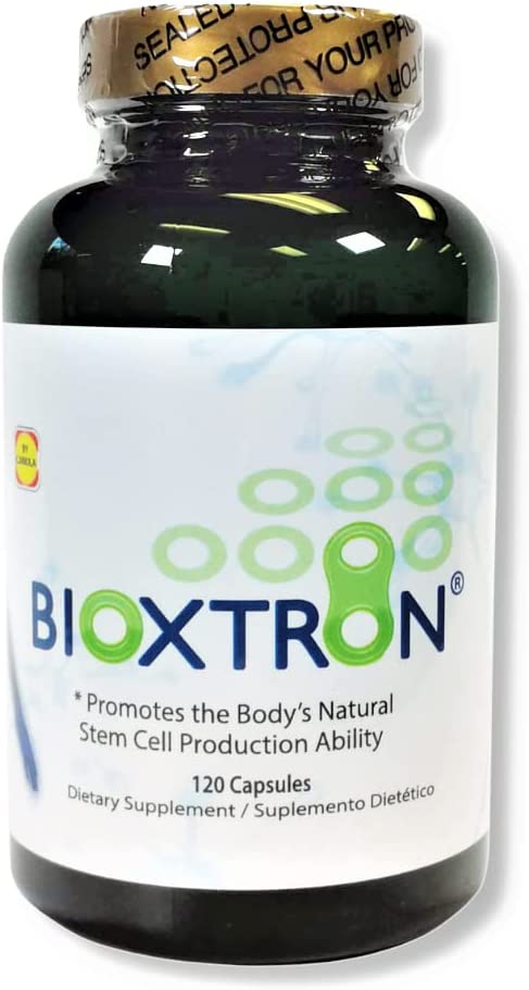 Bioxtron Natural AFA Stem Cell Supplement-120 Capsules (1) - Regenerate Tissue and Cells- Joint Pain - Fatigue - Low Defenses