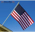 American Flag 3x5 Waterproof Outdoor by Grace Alley, Heavy Duty Fade Resistant Bright Color - Long Lasting Polyester Cotton Blend with Brass Grommets, 100% Made in USA
