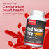 Jarrow Formulas Red Yeast Rice - Includes 100 mg Co-Q10 Per Serving - Heart, Cardiovascular Health, Dietary Supplement - 120 Veggie Caps - 60 Servings