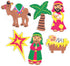 Baker Ross AT136 Nativity Foam Stickers - Pack Of 120, Christmas Arts And Crafts, Assorted