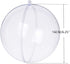 KENAST Clear Plastic Fillable Ornaments Ball, DIY Ornaments for Christmas, Wedding, Party, Home Decor (160mm/2pcs)