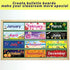 Holiday Monthly Headliners Seasonal Months of The Year Bulletin Board Set