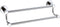 Bathroom Towel Bar Stainless Steel, Chrome Brushed Bath Towel Holder, Elegent Double Towel Bar for Bathroom (Chrome, 16inch)