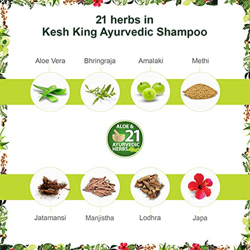 Kesh King Anti-Hairfall Aloe Vera Shampoo 200ml - 1 Pack