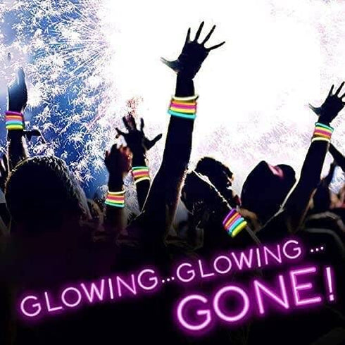 54 Pack Glow Sticks Party Pack Supplies Glow In The Dark-50 Glow Sticks Necklaces Bracelets Bulk 4 LED Light Up Flower Crowns Headpiece for Women Girls Wedding Birthday Carnival Party