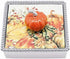 Mariposa Orange Pumpkin Napkin Weight, One Size, Silver