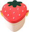 BESTONZON Bento Lunch Box Double Layer Strawberry Shape Food Containers with Cutlery Lunch Container Boxes for Toddler Kids (Random Color)