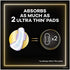 Always ZZZ Overnight Pads for Women Size 6 Unscented with Wings, Always' Widest Coverage for Worry-Free Nights, 10 Count