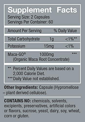 Femmenessence MacaPause – Clinically Proven for Post Menopause, Natural Hormone Balance Supplements for Women, Bone and Heart Health, Symptom Relief, 240 Gelatinized Maca Vegan Capsules, 60-Day Supply