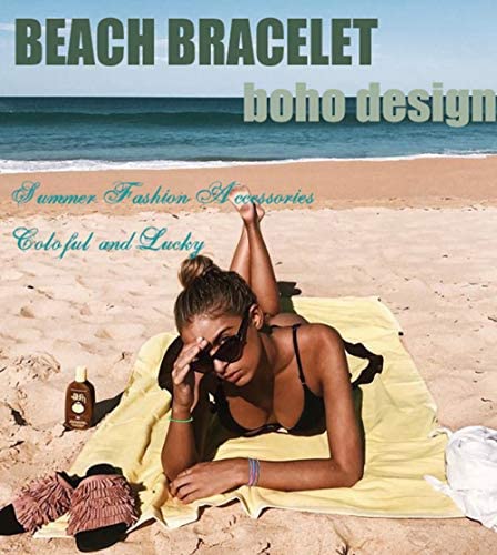 Subiceto 12 Pieces Multicolor String Handmade Braided Bracelet Strand Waterproof Bohemian Bracelets for Women Boho Handcrafted Jewelry Set