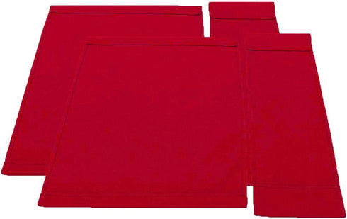Counting Mars 2 Set Replacement Cover Canvas for Directors Chair, 20cm X 52cm + 52cm X 42cm, Red