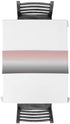 LeoHome Ombre Cotton Linen Rectangle Table Runners 13''x70'', Gradient Pink and Grey Luxury Table Runners for Wedding Party Banquet Dinner Decor