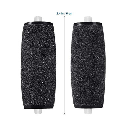 10 Extra Coarse Replacement Roller Refill Heads Compatible with AM0PE Refills Electronic Perfect Foot File with Diamond Crystals