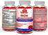 Iron Gummies Plus Multivitamin- Vitamin C, Zinc, B Complex, and Biotin for Fatigue, Anemia, Pregnancy. Good for Vegans and Vegetarians, Women, Kids, and Men. Grape Flavor. 60 Count