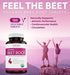 USDA Organic Beet Root Powder (120 Tablets) 1350mg Beets Per Serving with Black Pepper for Extra Absorption - Nitrate Supplement for Circulation, Heart Health, Super Athletic Performance - No Capsules