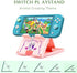 FXICAI Busjoy Stand for Nintendo Switch, Steam Deck, Switch OLED, Switch Lite, Cute Kawaii Angle Adjustable Holder, Portable Foldable Non-Slip Bracket-Pink
