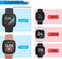 KPYJA 6-Pack Screen Protector Compatible with Fitbit Versa 3/Sense Case, Soft TPU Plated Case All-Around Protective Screen Full Cover Bumper Compatible for Fitbit Sense/Versa 3 Smart Watch